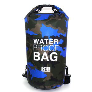 Outdoor Camouflage Portable Rafting Diving Dry Bag Sack PVC Waterproof Folding Swimming Storage Bag for River Trekking 2/5/10L