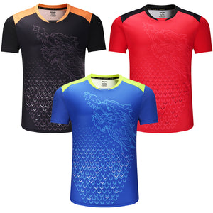 New CHINA Dragon table tennis shirts Men , ping pong sport shirts , Chinese table tennis clothes , table tennis Trainning Shirts
